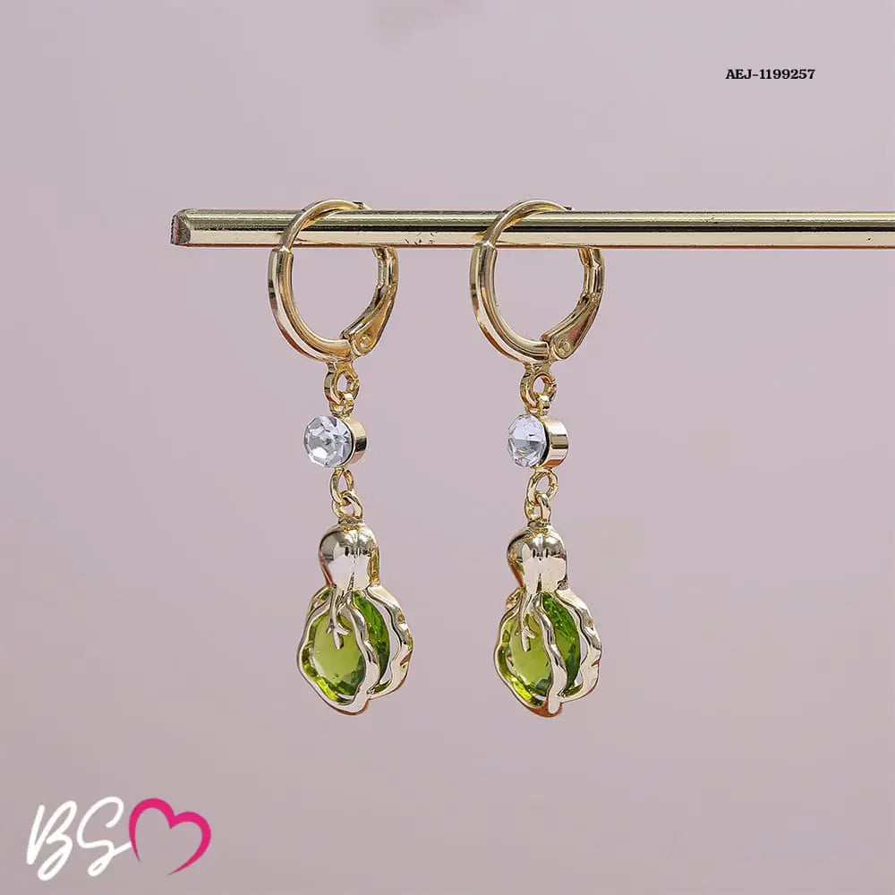 Zircon Dangling Earrings