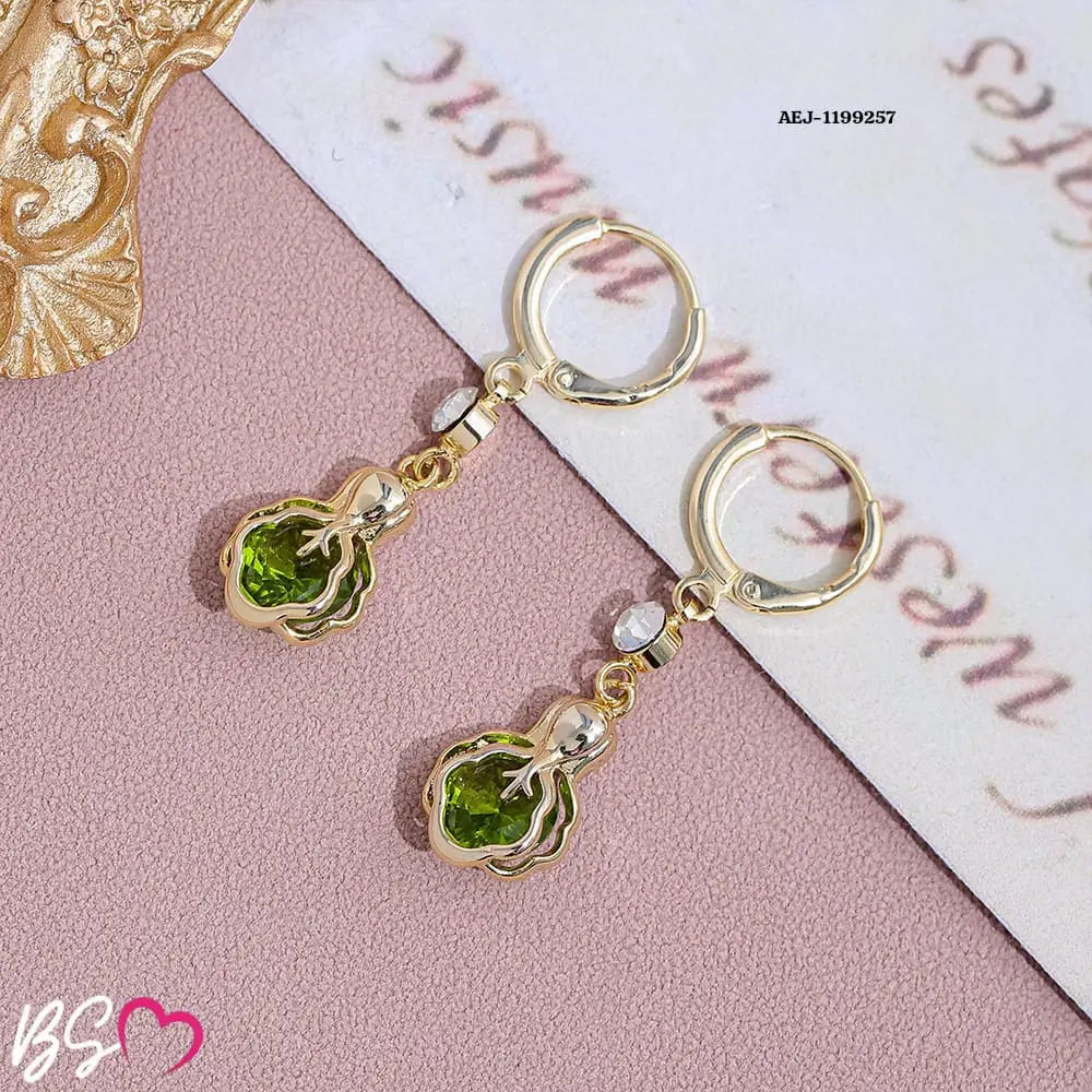 Zircon Dangling Earrings